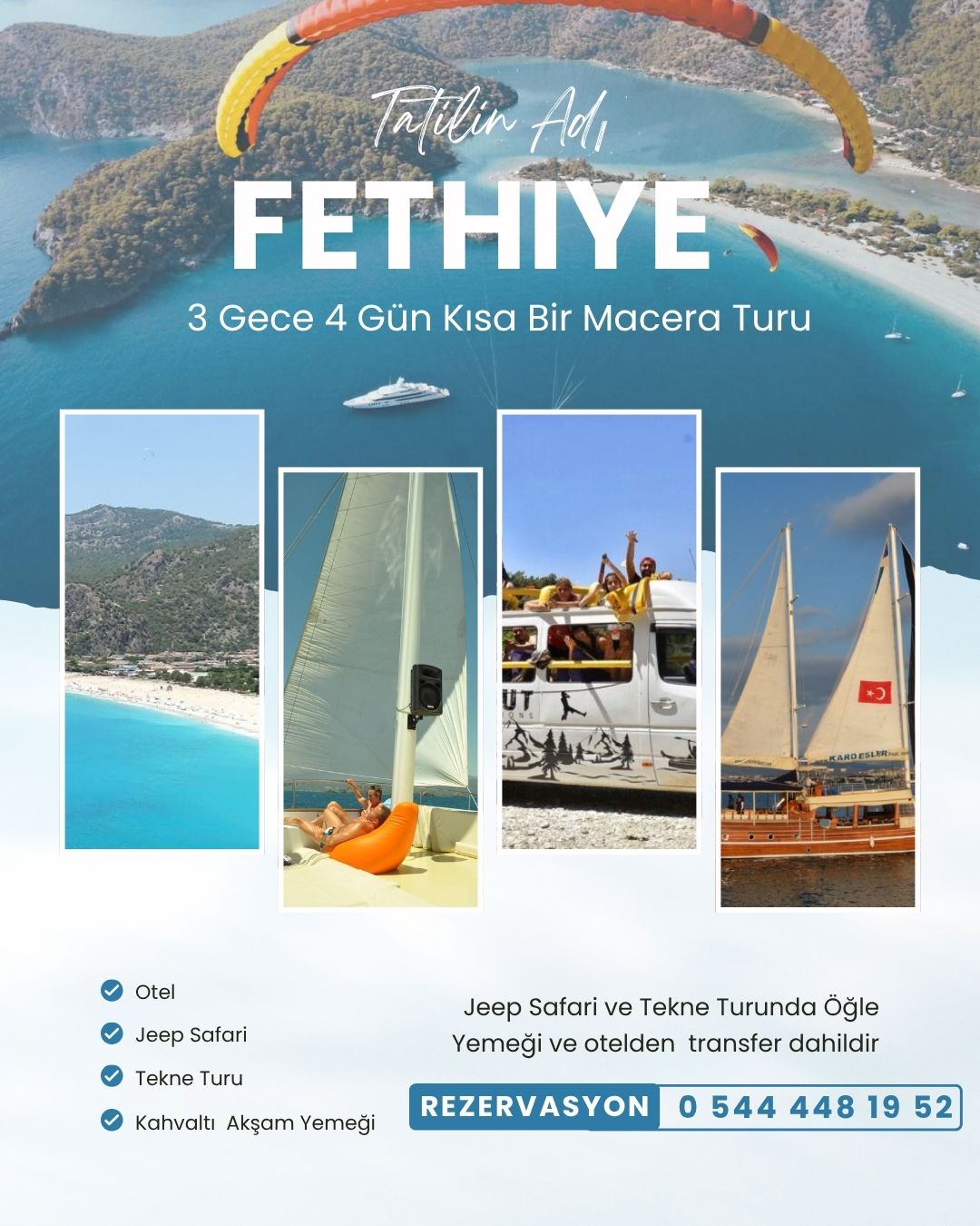 Fethiye 3 Gece 4 Gün